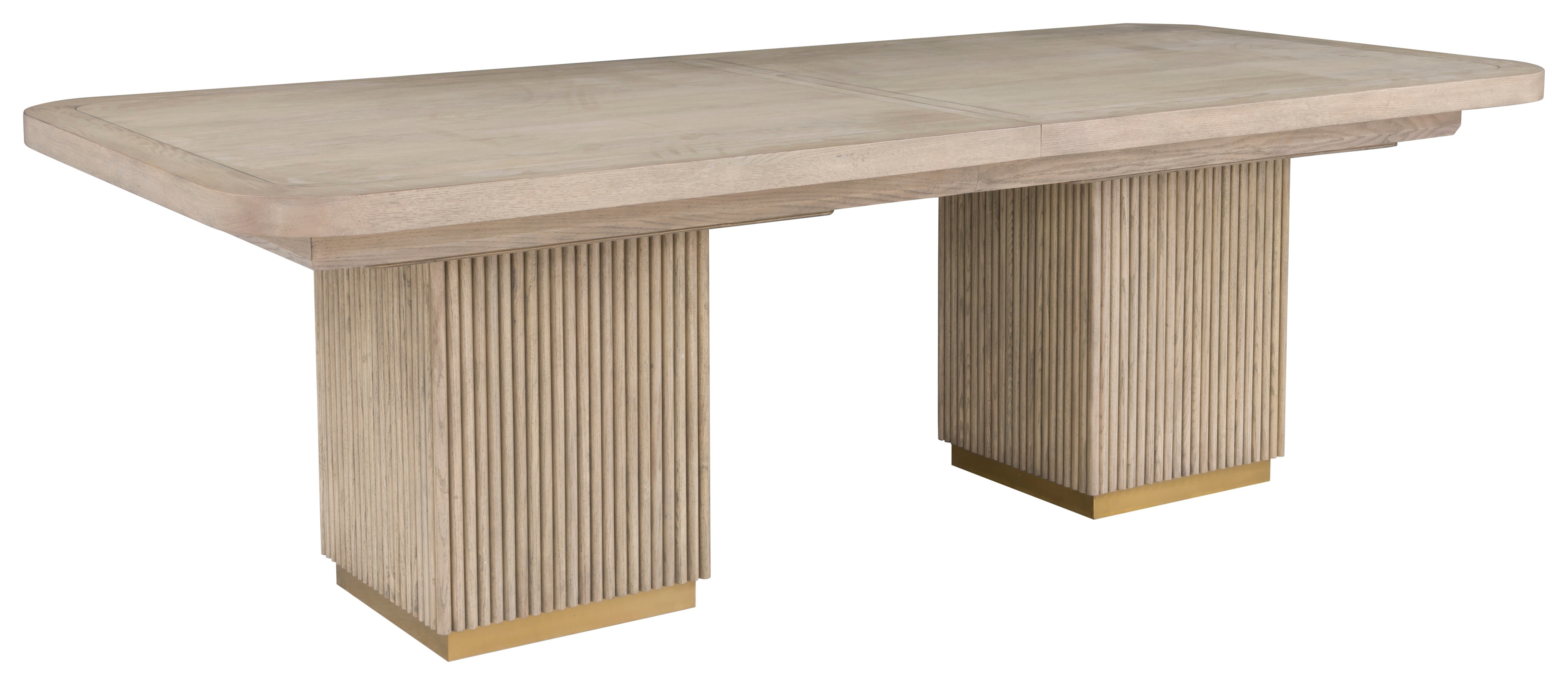 Double Pedestal Rectangular Dining Table