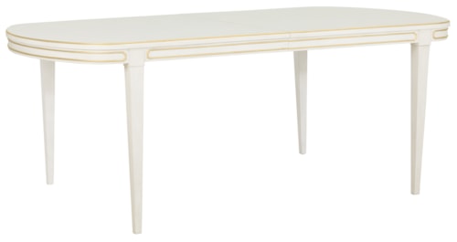 Transitional Dining Table with Two 22" Leaves