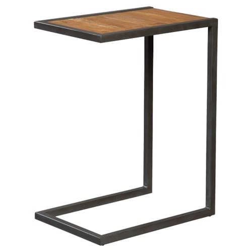 Industrial Lamp/Drink Table