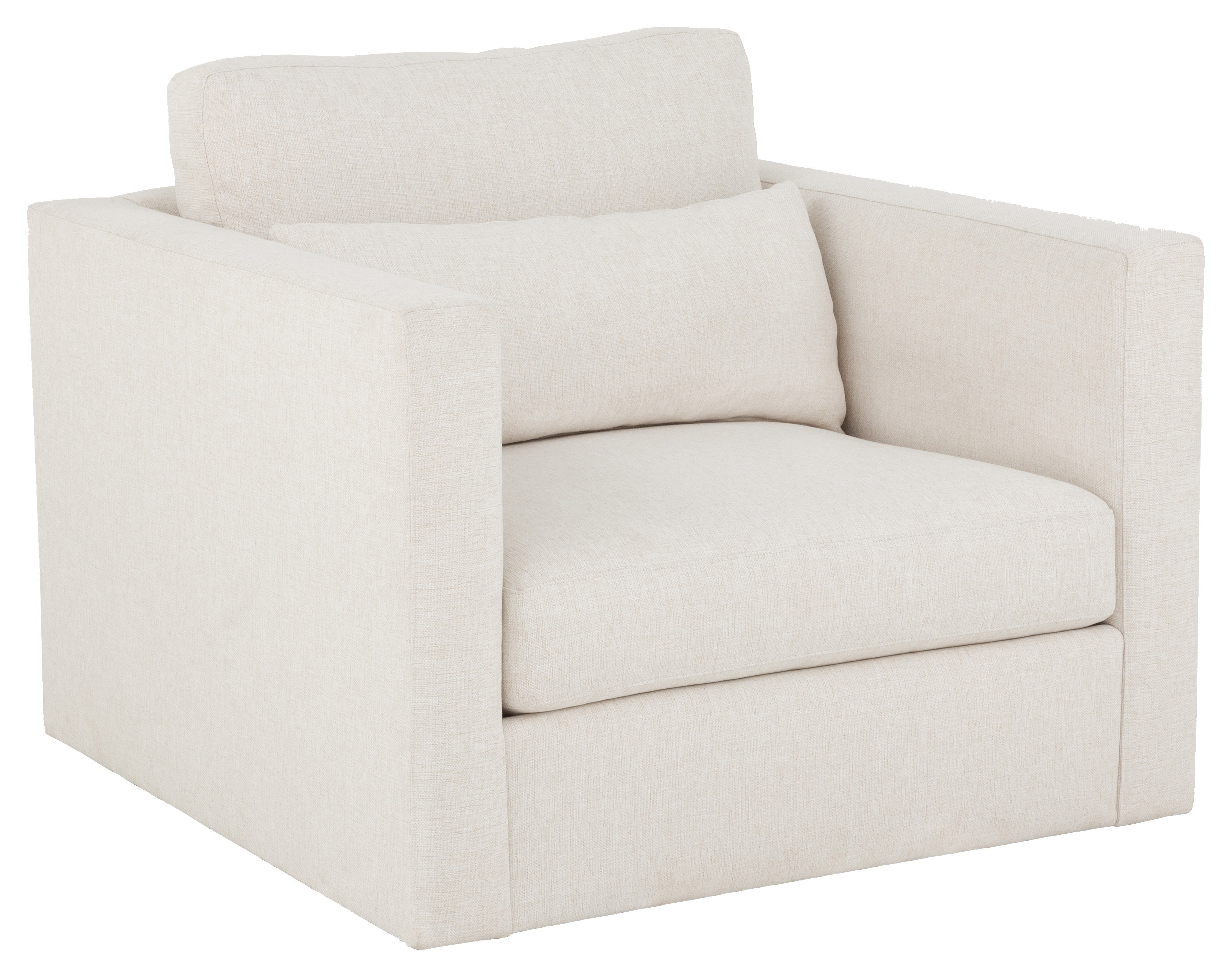 Fairfield Banks,Featured Combinations Swivel Chair with Kidney Pillow