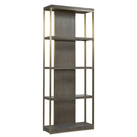 4-Shelf Accent Cabinet