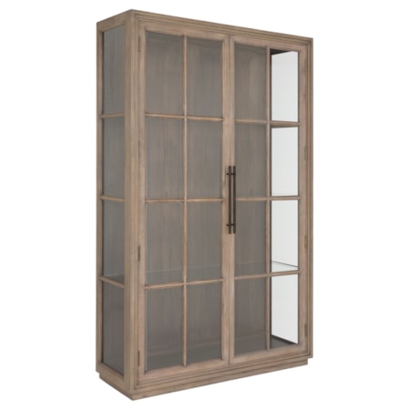 Curio Cabinet w/Adjustable Glass Shelves