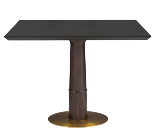 Transitional 42" Square Dining Table