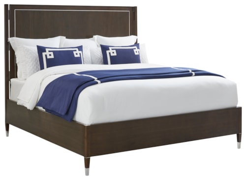 Contemporary Queen Panel Bed