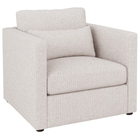 Lounge Chair with Kidney Pillow