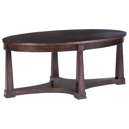 Oval Cocktail Table