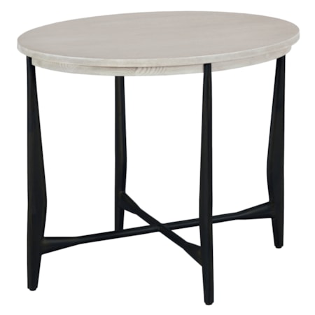 Oval End Table