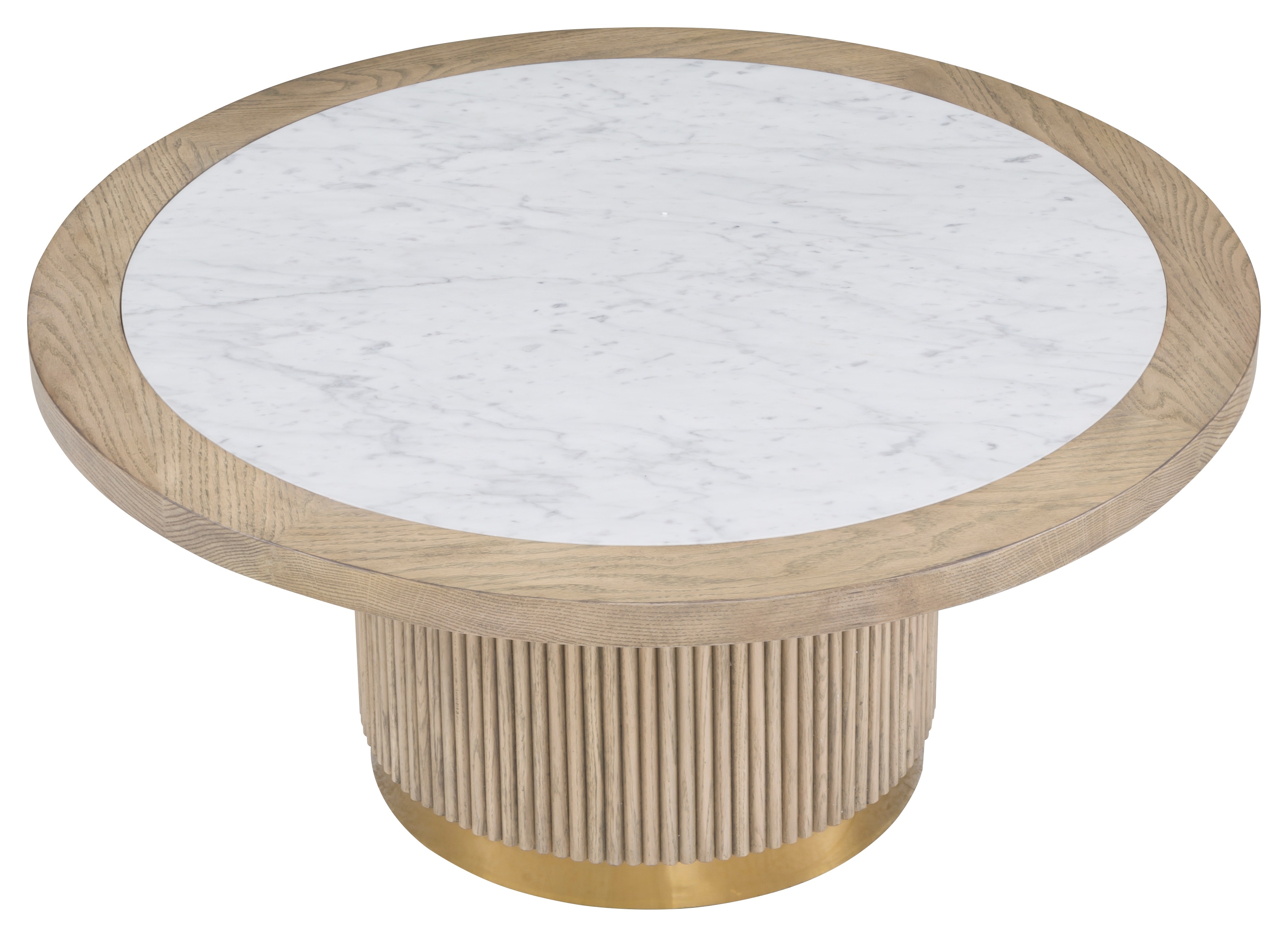 Large Round Bunching Cocktail Table