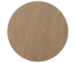Grove Park Crescent 24" Round Accent Table w/Nickel Ferrules