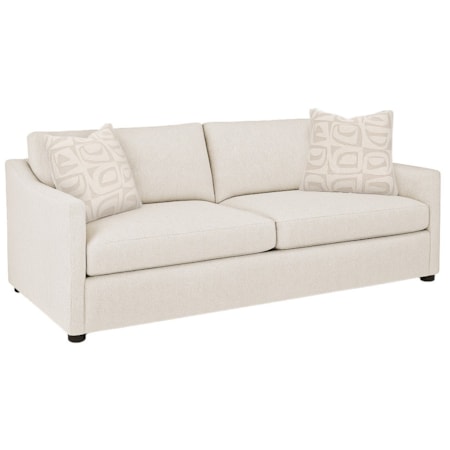 Sofa with 2 Throw Pillows