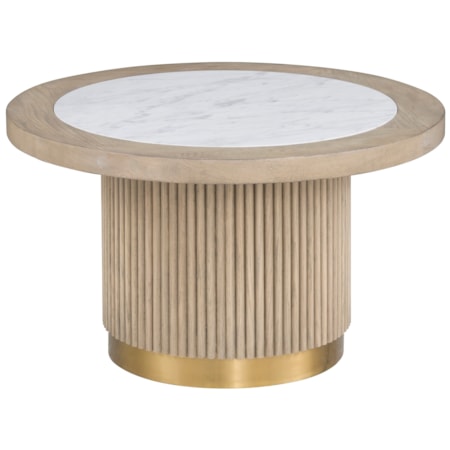 Small Round Bunching Cocktail Table