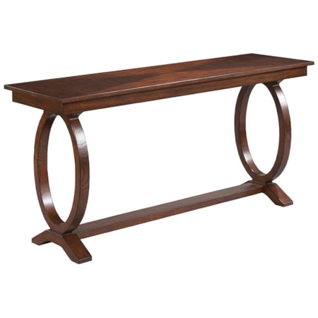 Sofa Table w/Trestle Base