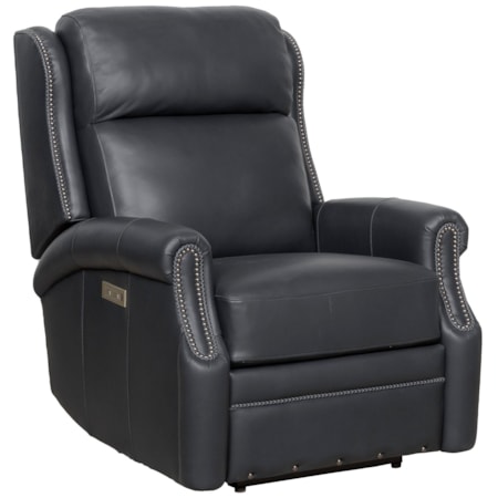 Classic Leather Power Recliner w/USB Port