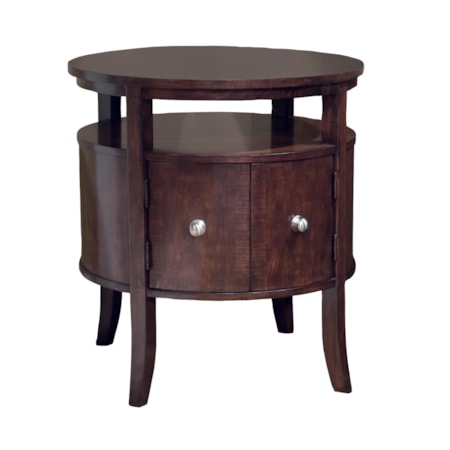 Lamp Table w/Interior Storage
