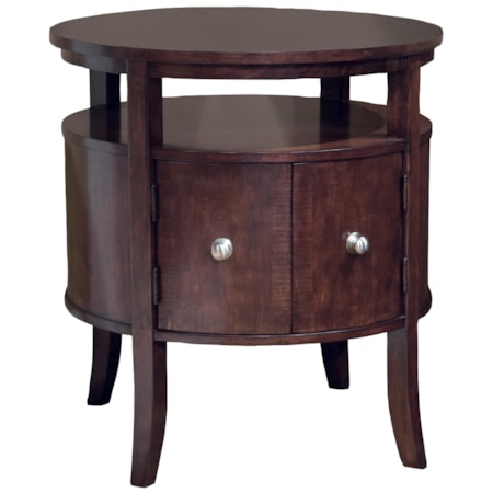 Lamp Table w/Interior Storage