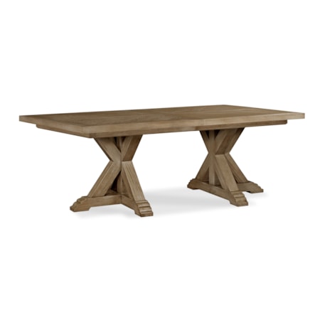 Double-Pedestal Extension Dining Table