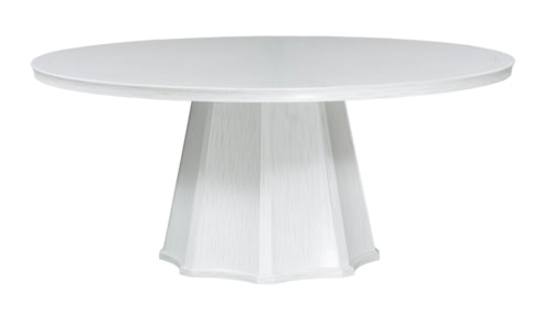 Contemporary Scalloped Dining Table