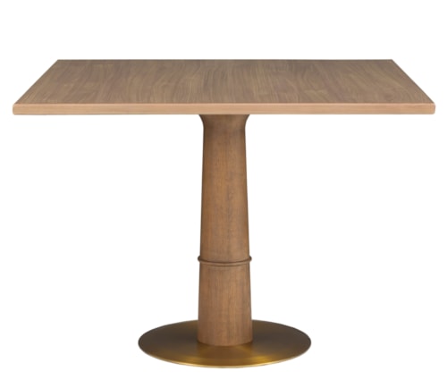 Contemporary 42" Square Dining Table with Eased Edge