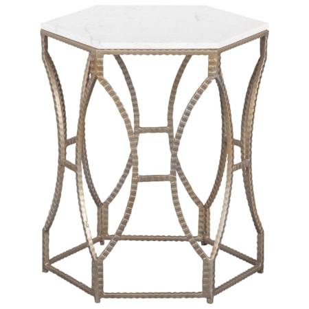 Hexagonal End Table