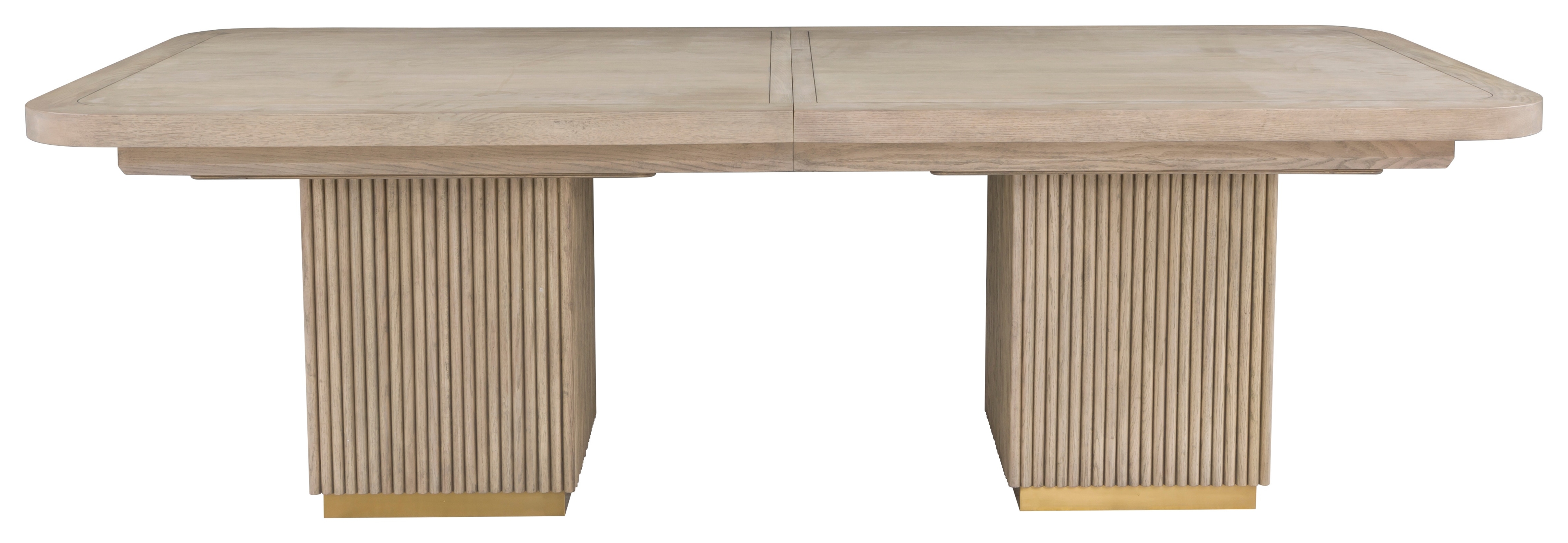 Double Pedestal Rectangular Dining Table