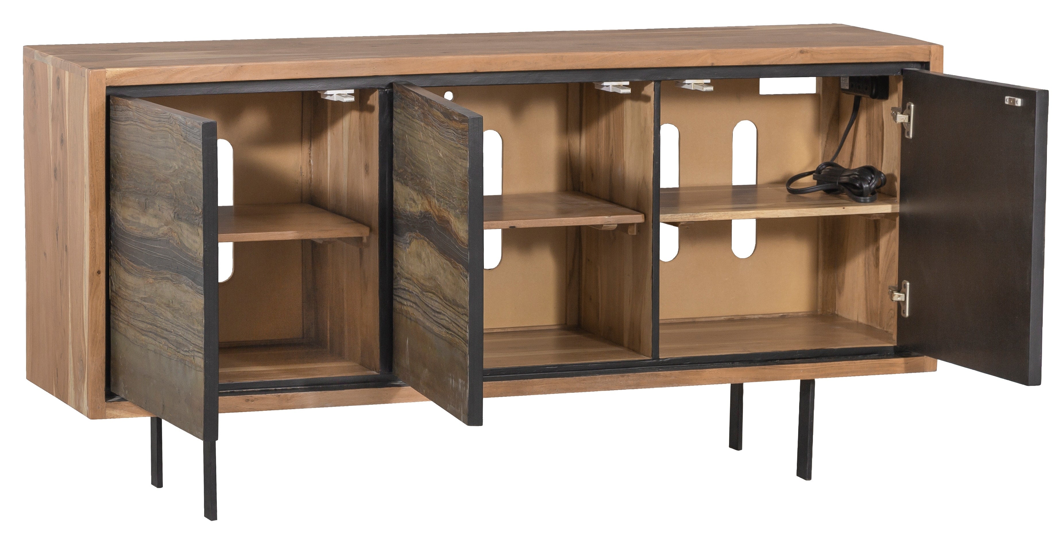 3-Door Credenza