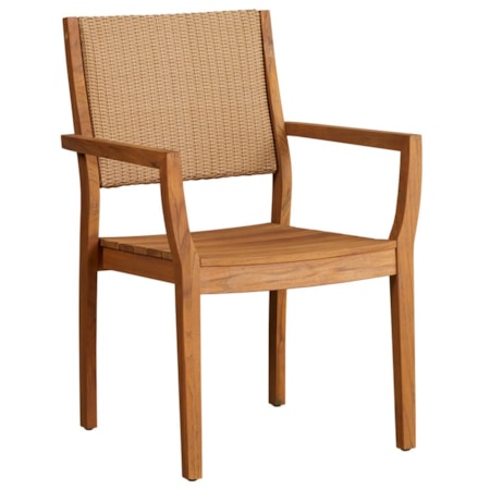 Loom-Back Dining Armchair