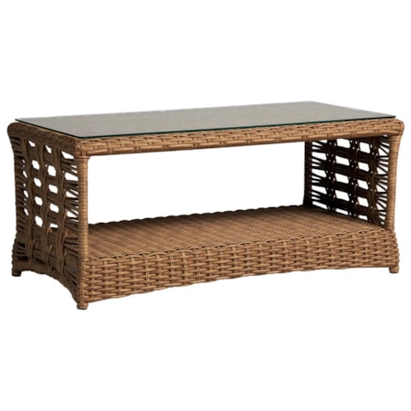 43" Rect Cocktail Table