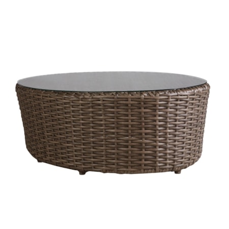 48" Oval Cocktail Table