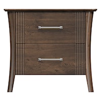 28'' Two Drawer Nightstand