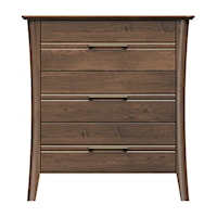 32'' Three Drawer Bedside Chest