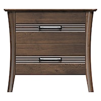 28'' Two Drawer Nightstand