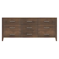 79'' Nine Drawer Dresser