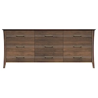 81'' Nine Drawer Dresser