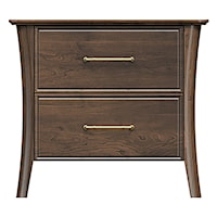 28'' Two Drawer Nightstand