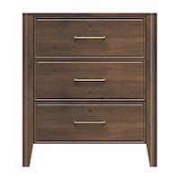 30'' Three Drawer Bedside Chest