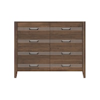 54'' Eight Drawer Dresser