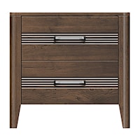 26'' Two Drawer Nightstand