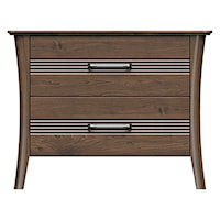 32'' Two Drawer Nightstand