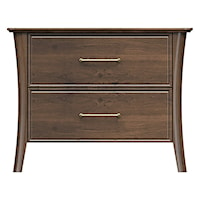 32'' Two Drawer Nightstand