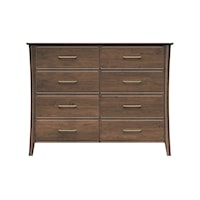 56'' Eight Drawer Dresser