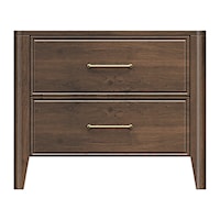 30'' Two Drawer Nightstand