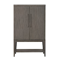 Contemporary 2-Door Bar Cabinet