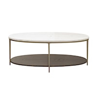 Boulevard Oval  Cocktail Table