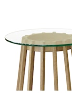 Drew & Jonathan Home Catalina Catalina Round Glass Top End Table