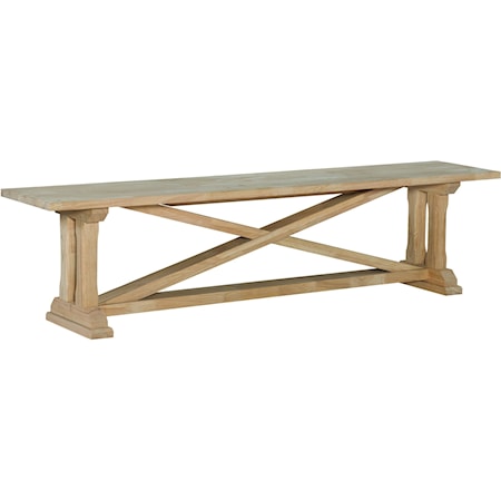 Alexa Trestle Bench Top & Base