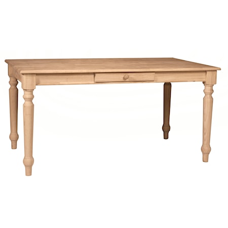 Solid Top Farmhouse Table