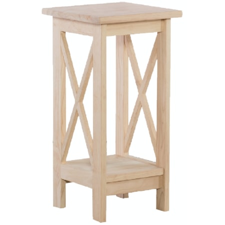24'' X Side Plant Stand