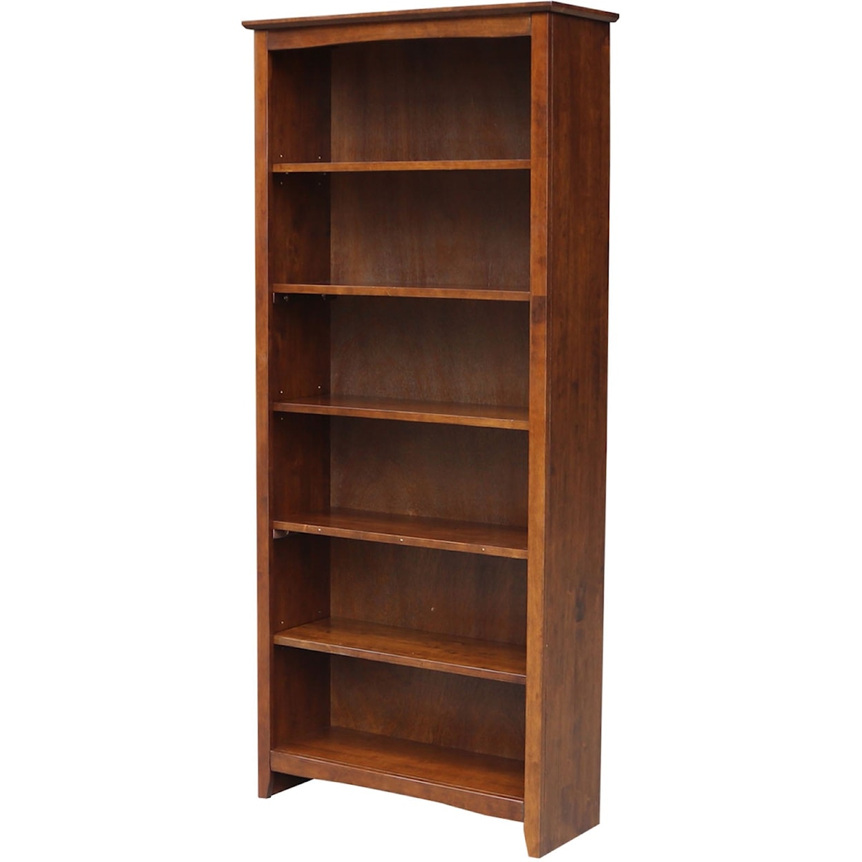 John Thomas Home Accents 72'' Shaker Bookcase Espresso