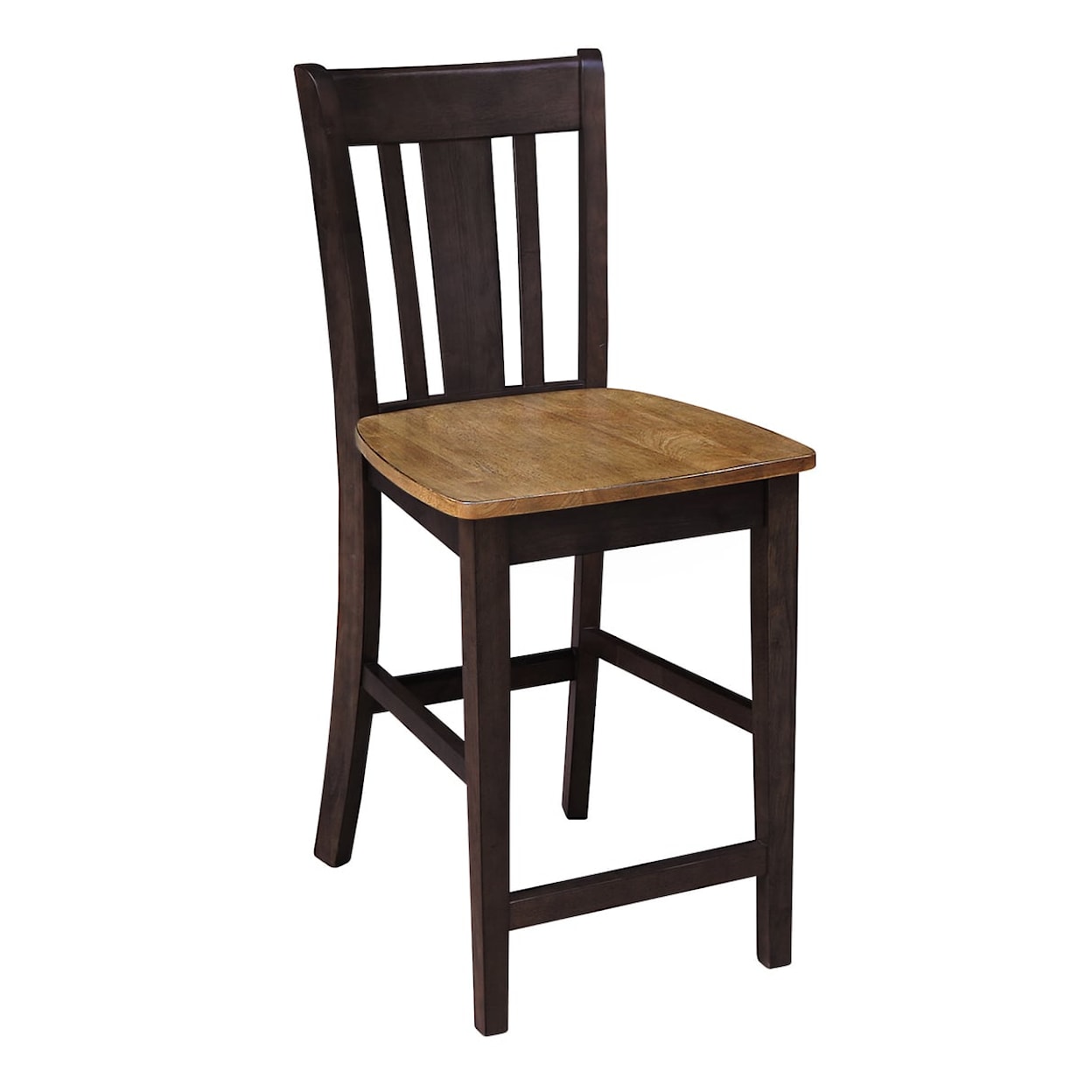 John Thomas Dining Essentials San Remo Stool in Hickory Coal