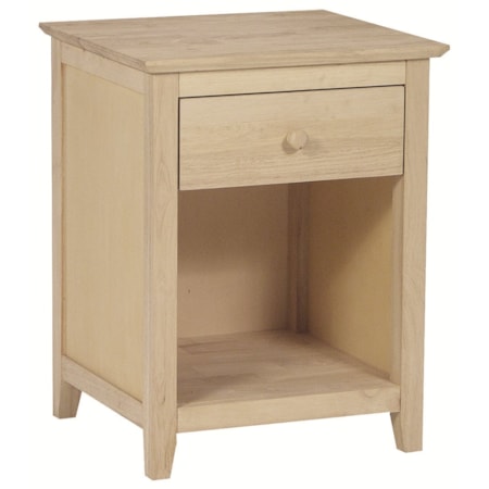 Lancaster 1-Drawer Nightstand